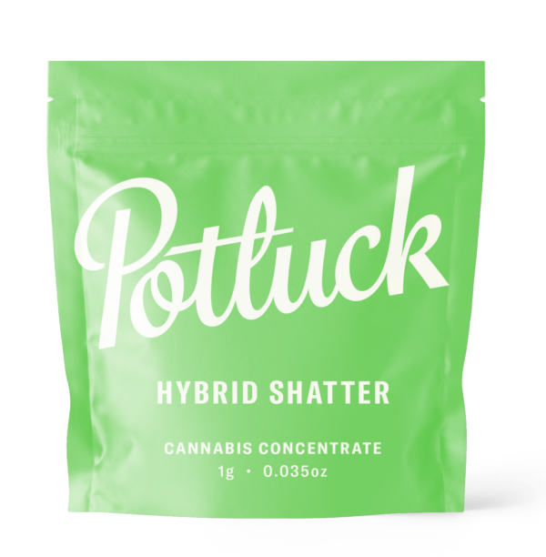 Potluck - Hybrid Shatter - cannabis Concentrate | MMJ Express Canada