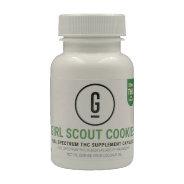 GRASS – THC Capsules – Girl Scout Cookies – 50mg | MMJ Express Canada