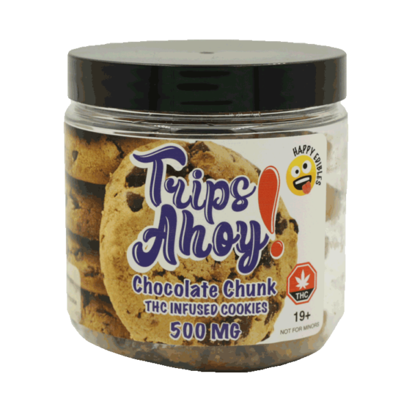 Trips Ahoy – Chocolate Chunk THC Infused Cookies – 500mg | MMJ Express Canada