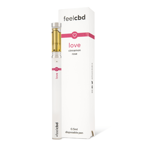 FeelCBD – Love – Dispsable CBD Vape Pen 0.5ml | MMJ Express Canada