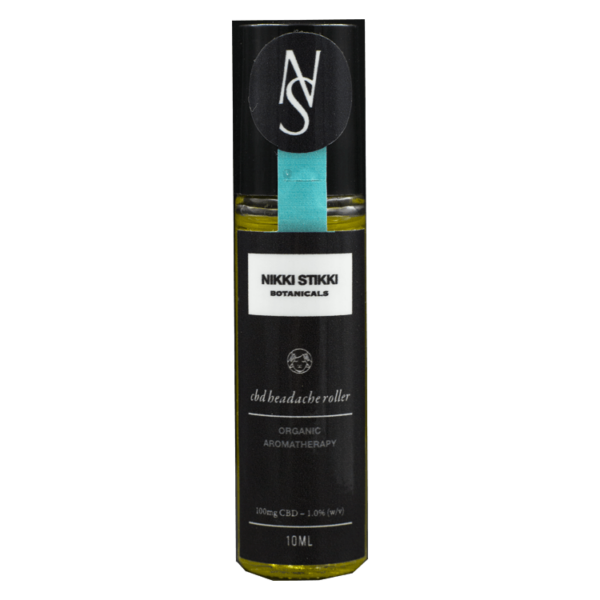 Nikki Stikki Botanicals – Organic Aromatherapy – CBD Headache Roller 100mg CBD | MMJ Express Canada