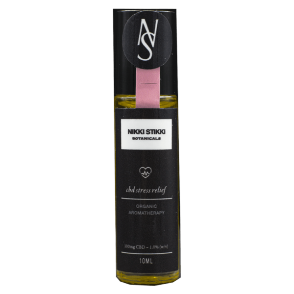 Nikki Stikki Botanicals – Organic Aromatherapy – CBD Stress Relief Roller 100mg CBD | MMJ Express Canada
