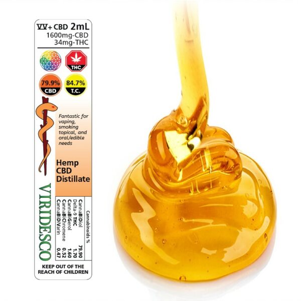 Viridesco – CBD Distillate – 2ml | MMJ Express Canada