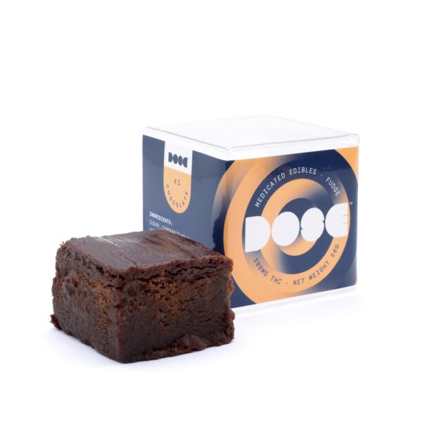 Dose Edibles – Chocolate Fudge – 200mg THC | MMJ Express Canada