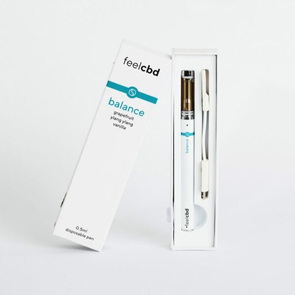 FeelCBD – Balance – Dispsable CBD Vape Pen 0.5ml | MMJ Express Canada