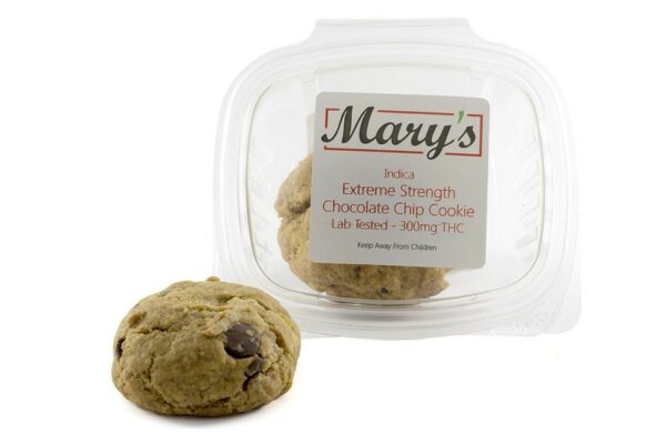 Mary’s Medibles – Extreme Strength Chocolate Chip Cookie – 300mg THC (Indica) | MMJ Express Canada