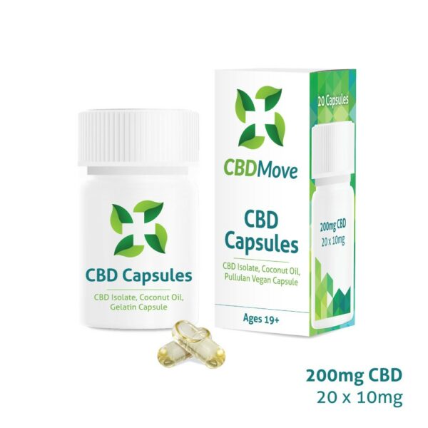CBD Move – CBD Capsules – 200mg CBD | MMJ Express Canada