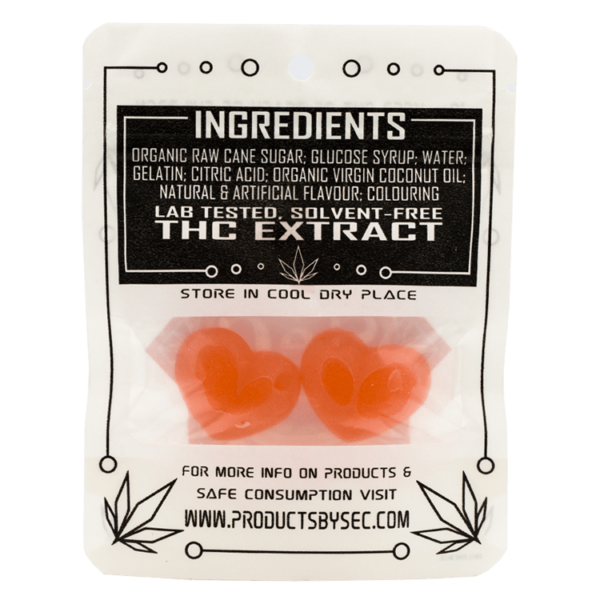 SEC – Hearts- 50mg THC | MMJ Express Canada