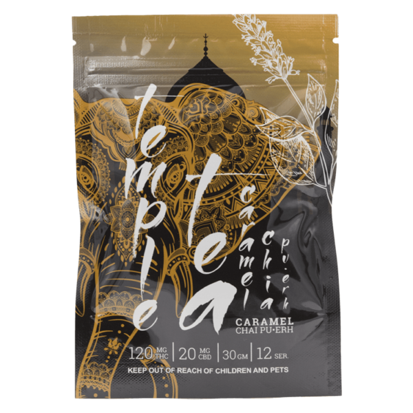 Temple Tea – Caramel Chai Pu-Erh 120mg THC | MMJ Express Canada