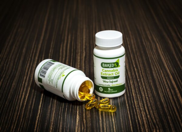Baked Edibles -Indica Cannoil Capsules 5mg | MMJ Express Canada