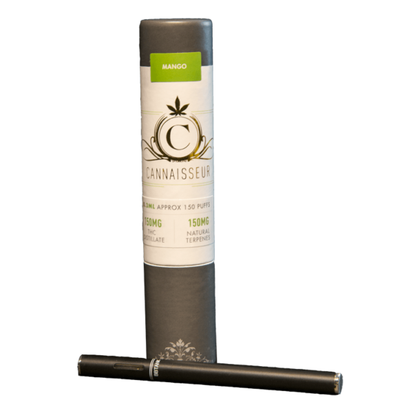 Cannaisseur – Disposable THC Distillate Pen – Mango 0.3ml | MMJ Express Canada