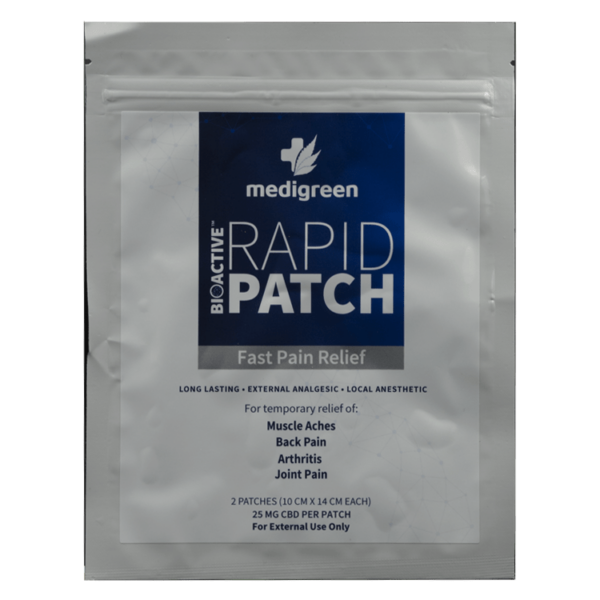 Medigreen Rapid CBD Patch – Fast Pain Relief | MMJ Express Canada