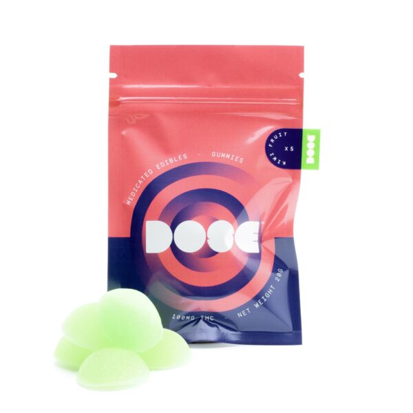 Dose Edibles Gummies – Kiwi Fruit | MMJ Express Canada