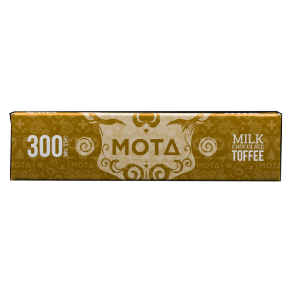 MOTA Edibles – Milk Chocolate Toffee Bar – 300mg THC | MMJ Express Canada