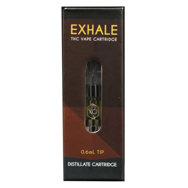 XO Exhale – THC Distillate Refill Cartridge – Banana Kush 0.6ml | MMJ Express Canada