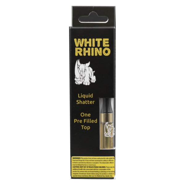 White Rhino – Liquid Shatter Refill Cartridge – Girl Scout Cookies 1g | MMJ Express Canada