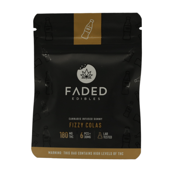 Faded Edibles – Fizzy Colas – 180mg | MMJ Express Canada