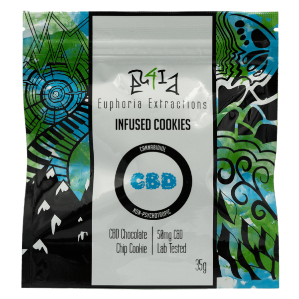 Euphoria Extractions – CBD Cookie – 50mg | MMJ Express Canada