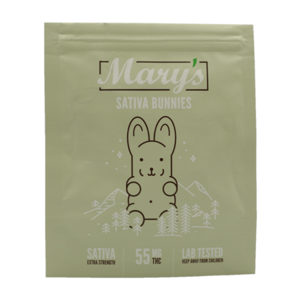 Mary’s Medibles – Sativa Bunnies – Extra Strength – 55mg | MMJ Express Canada