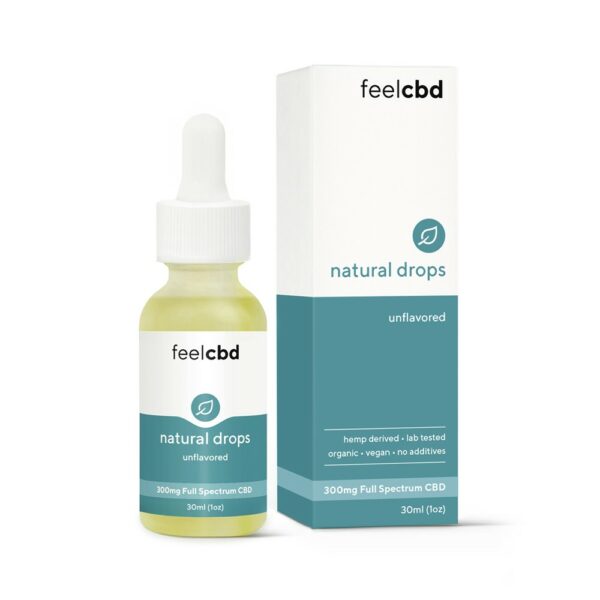 FeelCBD – Natural Drops – CBD Tincture 300mg | MMJ Express Canada