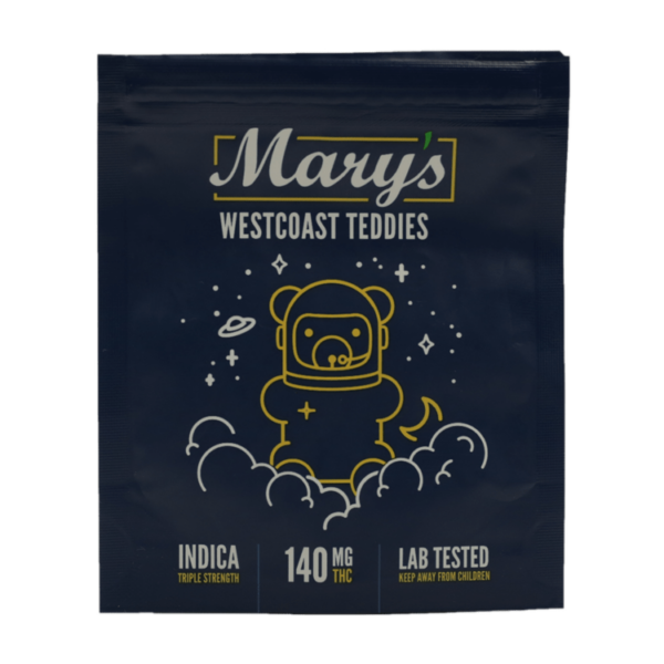 Mary’s Medibles – Westcoast Teddies – Triple Strength – 140mg | MMJ Express Canada