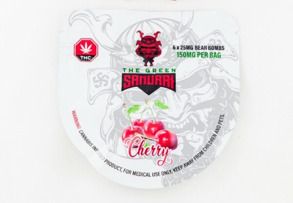 The Green Samurai – Cherry Gummies – 150mg | MMJ Express Canada