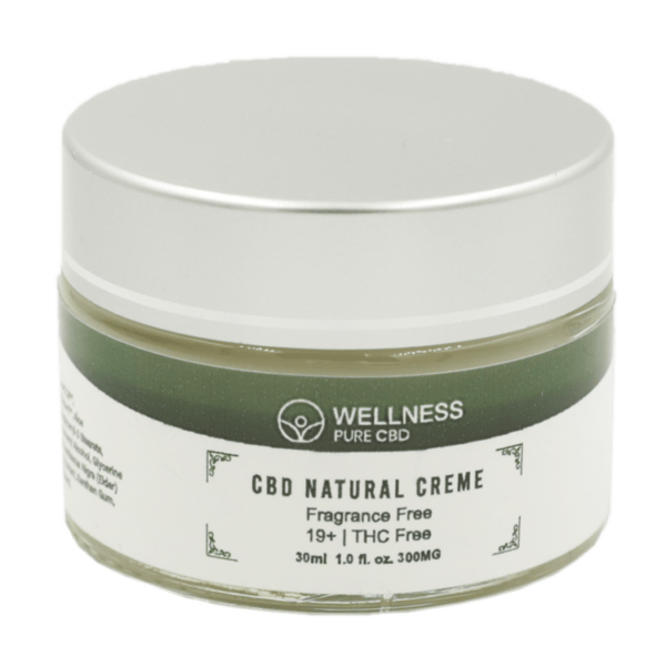 Wellness Pure CBD – Natural Creme – 500mg | MMJ Express Canada