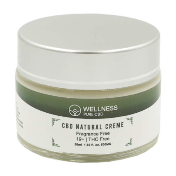 Wellness Pure CBD – Natural Creme – 500mg | MMJ Express Canada