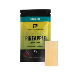 Twisted Extracts – Pineapple Jelly Bombs – CBD | MMJ Express Canada