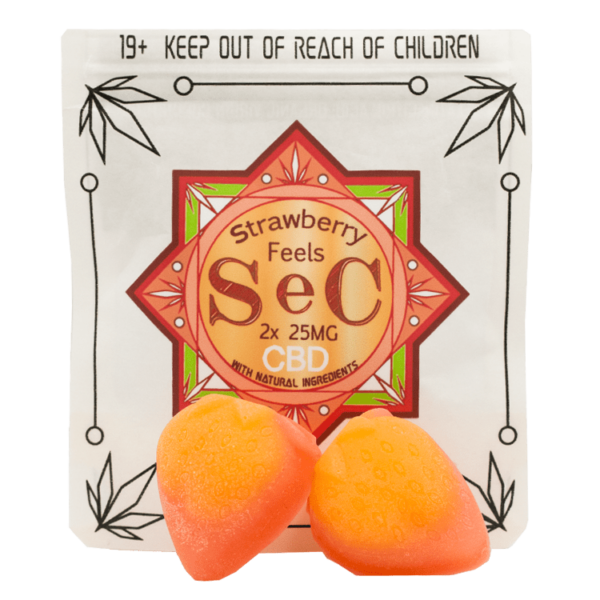 SEC – Strawberry Feels CBD – 50mg | MMJ Express Canada