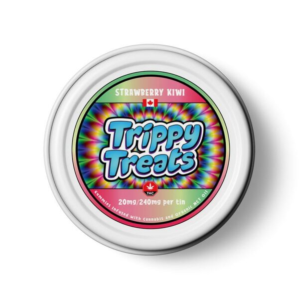 Trippy Treats – Strawberry Kiwi Gummies – 240mg THC | MMJ Express Canada