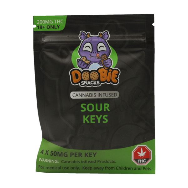 Doobie Snacks – CBD Sour Gummy Bears – 150mg CBD | MMJ Express Canada
