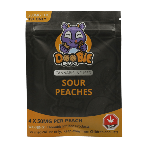 Doobie Snacks – CBD Sour Gummy Bears – 150mg CBD | MMJ Express Canada