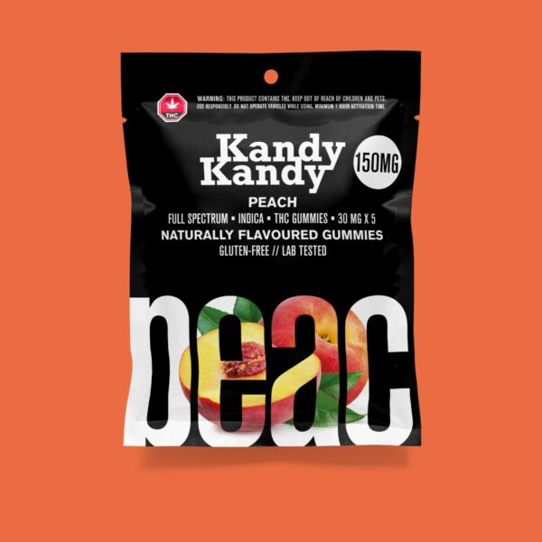 Kandy Kandy – Peach Gummies | MMJ Express Canada