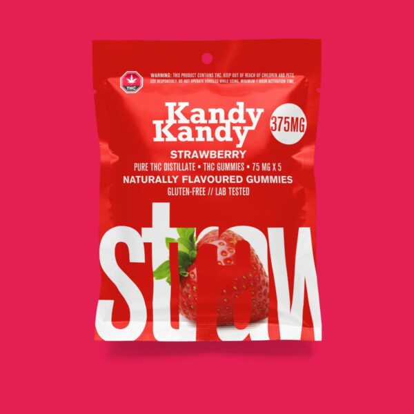 Kandy Kandy – Strawberry Gummies | MMJ Express Canada