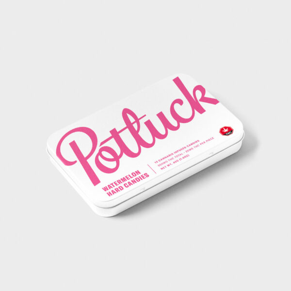 Potluck – Hard Candy – Watermelon – 300mg THC | MMJ Express Canada