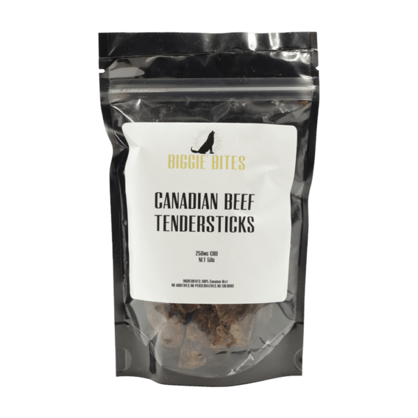 Biggie Bites – Canadian Beef Tendersticks – 250mg CBD | MMJ Express Canada