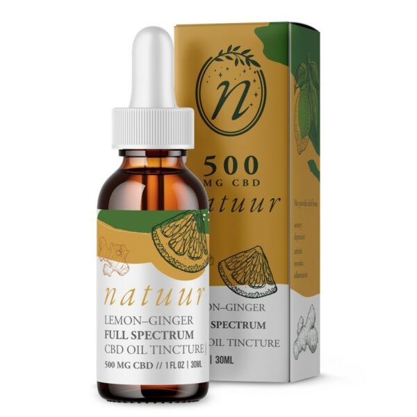 Natuur – Full Spectrum CBD Oil Tincture – Lemon Ginger – 1000mg | MMJ Express Canada