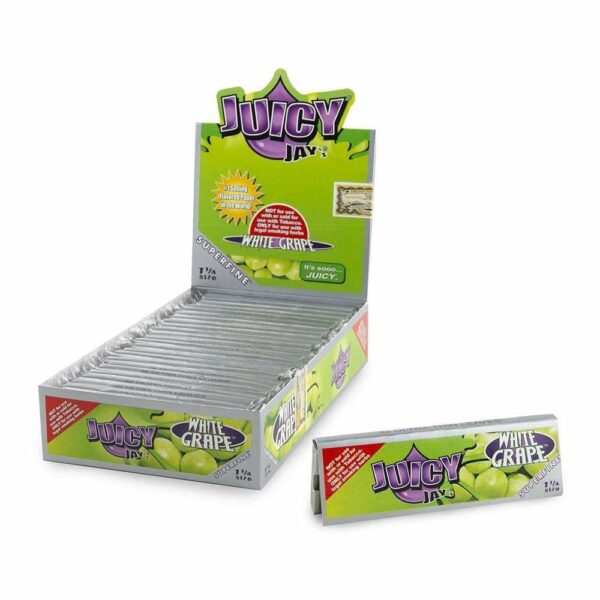 Juicy Jay’s – Hemp Papers (1.25 inch) – White Grape | MMJ Express Canada