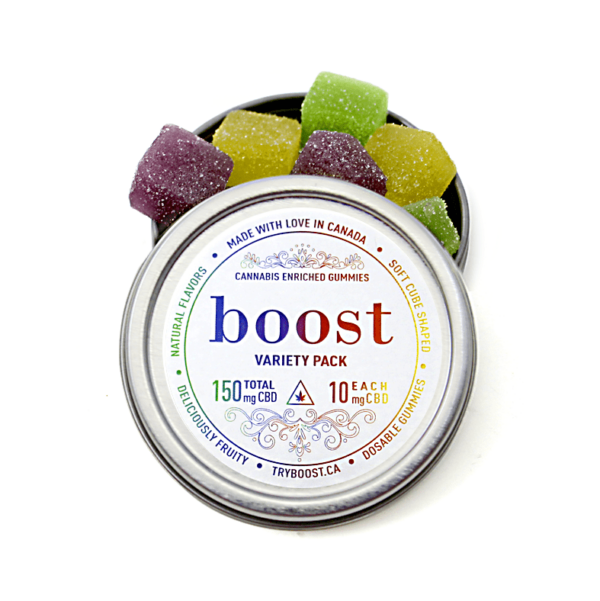 Boost – CBD Variety Pack Gummies – 150mg | MMJ Express Canada