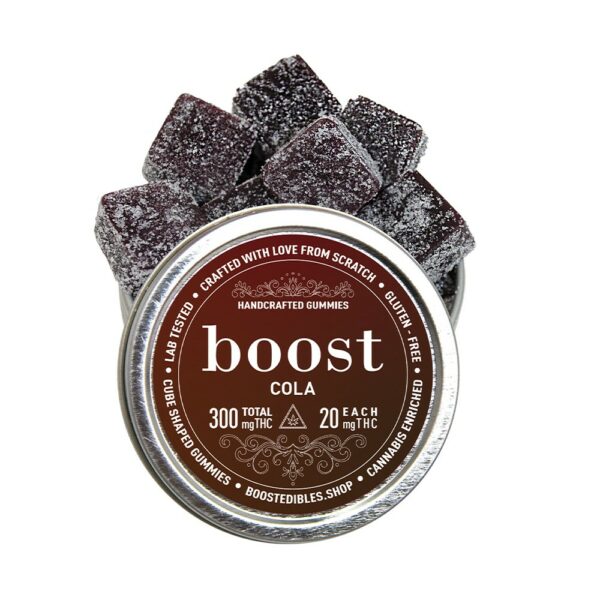 Boost – THC Cola Gummies – 150mg | MMJ Express Canada