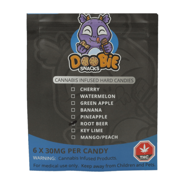 Doobie Snacks – Hard Candies – 180mg THC | MMJ Express Canada