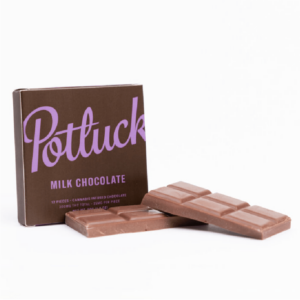 Potluck – Infused Chocolate – Milk Chocolate – 300mg THC | MMJ Express Canada