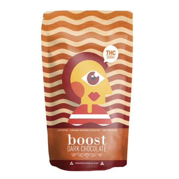 Boost – THC Dark Chocolate Bars – 200mg | MMJ Express Canada