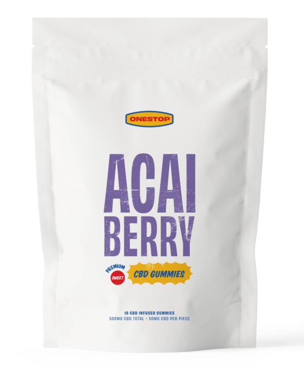OneStop – Açai Berry CBD Gummies 500mg | MMJ Express Canada
