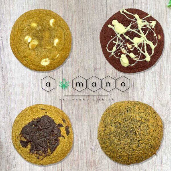 Amano Edibles – Cookies – 200mg | MMJ Express Canada
