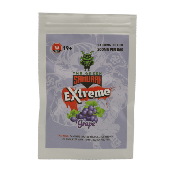 Green Samurai Extreme – Grape Gummy – 300mg THC | MMJ Express Canada